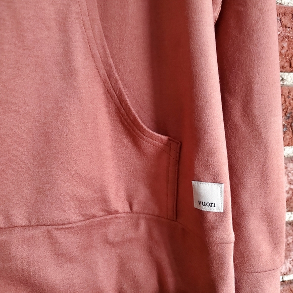 Vuori Women's Rust Colored Zip-Up Hoodie - Picture 3 of 5